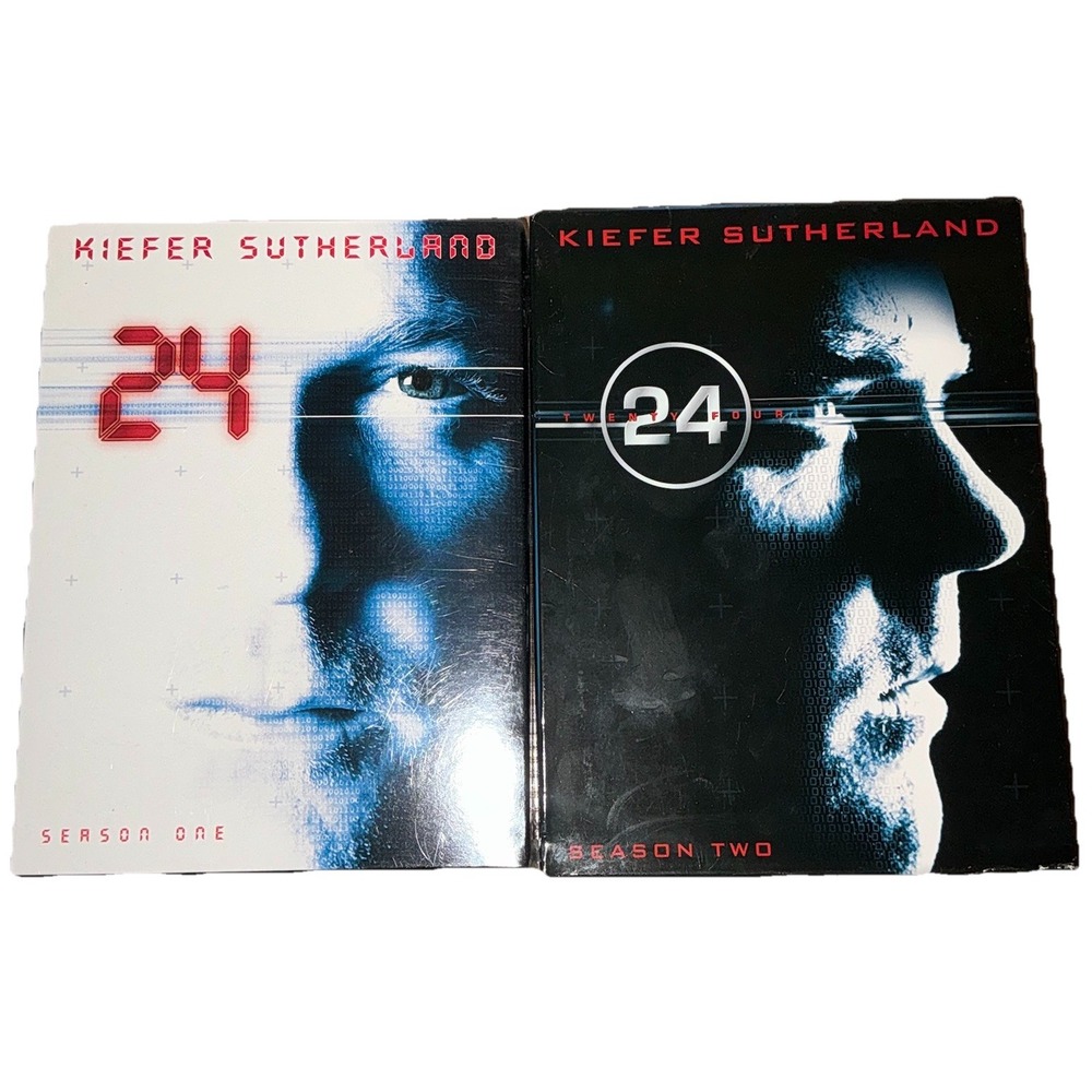SEALED 24 Season 1 & 2 DVD Kiefer Southerland 2001 2002 TV Show Season 1 Sealed